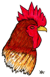 Rooster Print