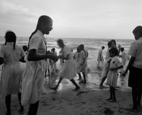 Image 2 of School Children at the Beach. Colombo, Sri Lanka. 2011