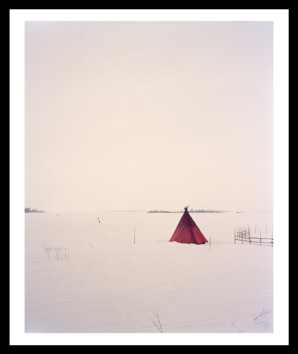 Image of Red Teepee. Finnish Lapland. 2004
