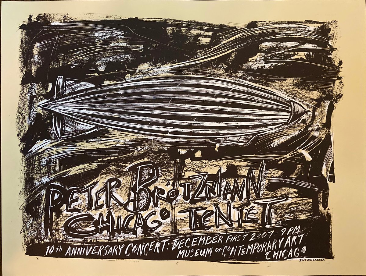 Peter Brotzmann Chicago Tentet MCA Poster