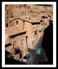 Image 1 of Green Car. Orvieto, Italy. 2007