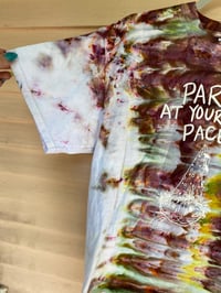 Image 2 of LARGE Party At Your Own Pace Tie Dye Shirt C12