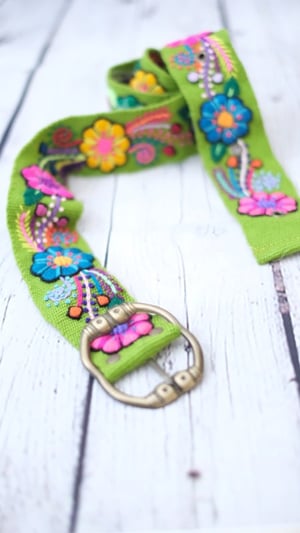 Image of Peruvian woven belt 