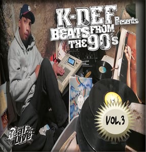 Image of K-DEF Presents BEATS FROM THE 90's VOL. 3 LP (LIMITED EDITION)