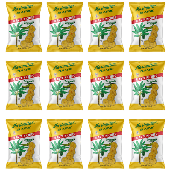 Image of Mariquitas Plantain Chips Original (5 oz, 12 Pack)
