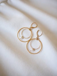 Image 2 of Boucles D'Oreilles OXANA Double Loop 