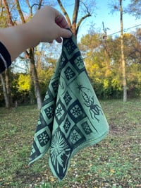 Image 2 of Green Patchwork Bandana