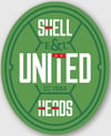 Shellheads United 3“ x 4” vinyl sticker