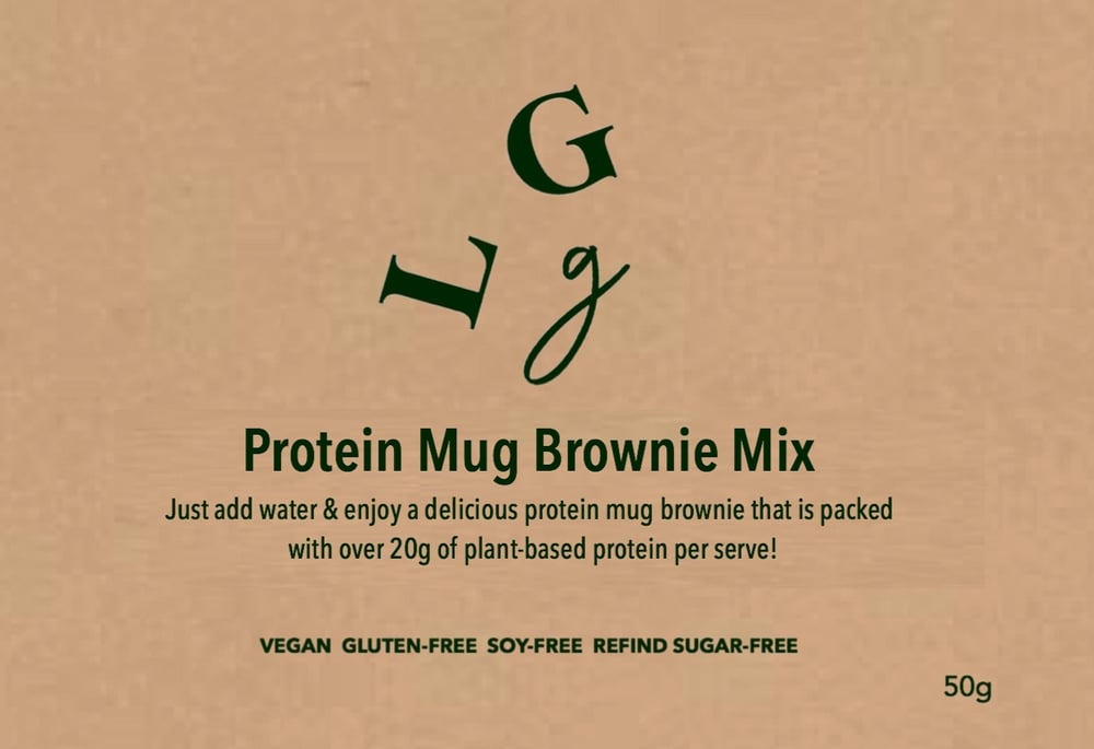 Image of Protein Mug Brownie Mix 40g- 5 Pack 