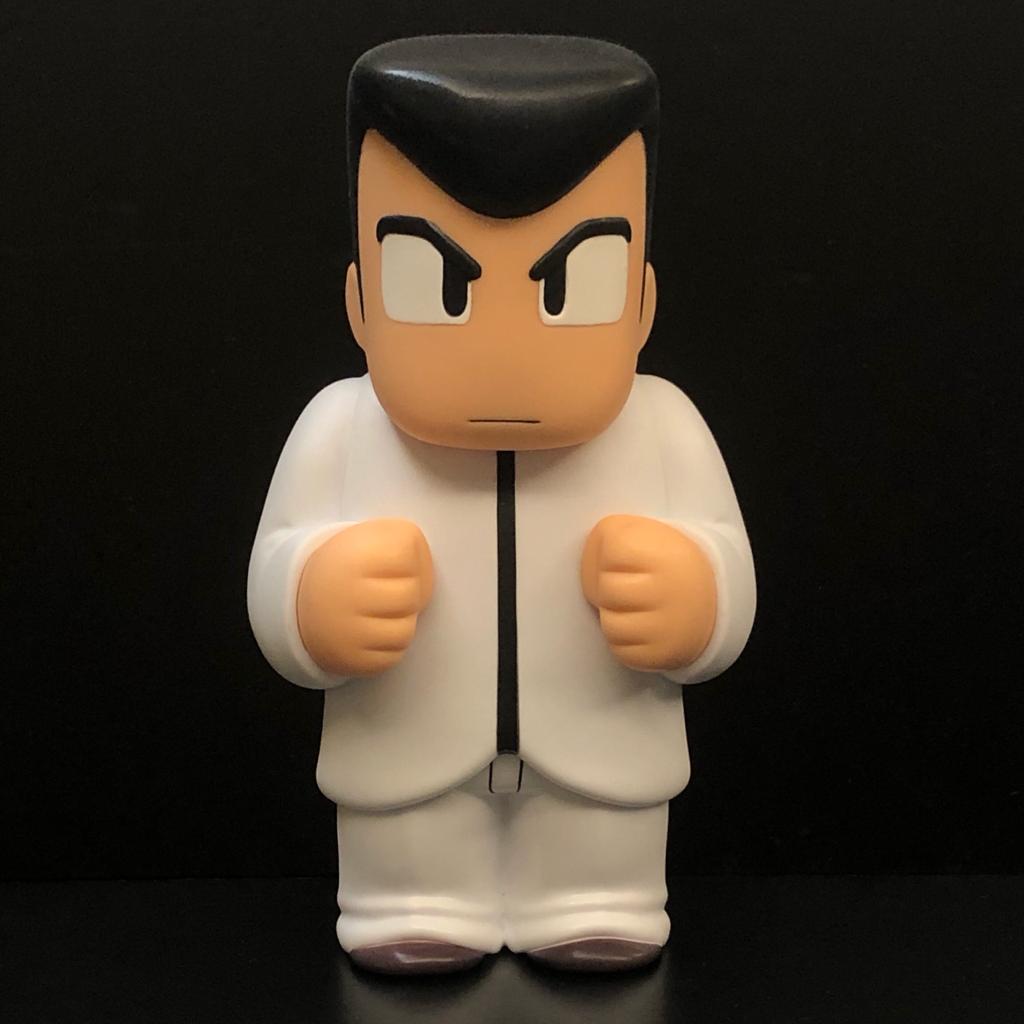 Image of 「熱血高校ドッジボール部」ソフビ くにおくん (國夫君)白学校制服 ver.