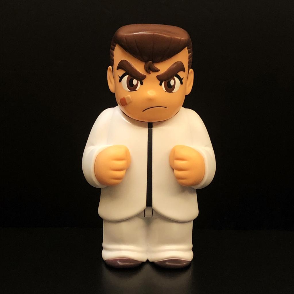 Image of 「熱血高校ドッジボール部」ソフビ くにおくん (國夫君)白学校制服 ver.