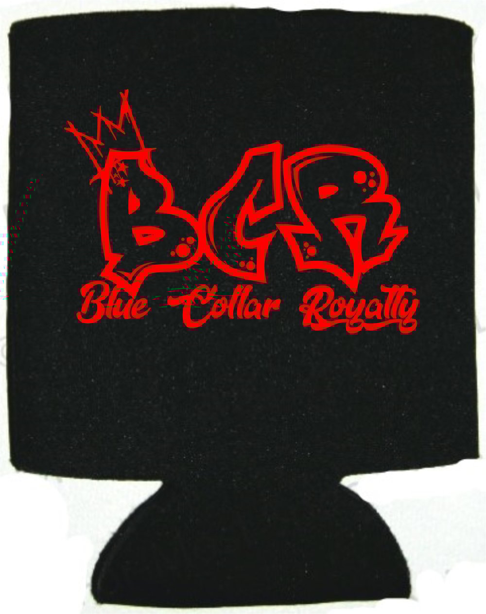 BCR Graffiti Crown logo Neoprene can Koozie