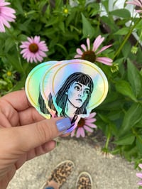 Image 1 of St. Joan Holographic Sticker
