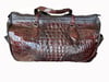 Brown Crocodile Luggage Bag