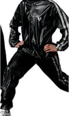 Vinyl Snatched Sauna Suit