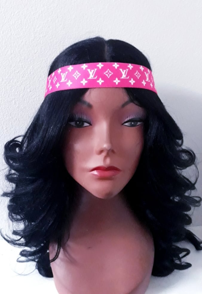 Pink LV headband 💗