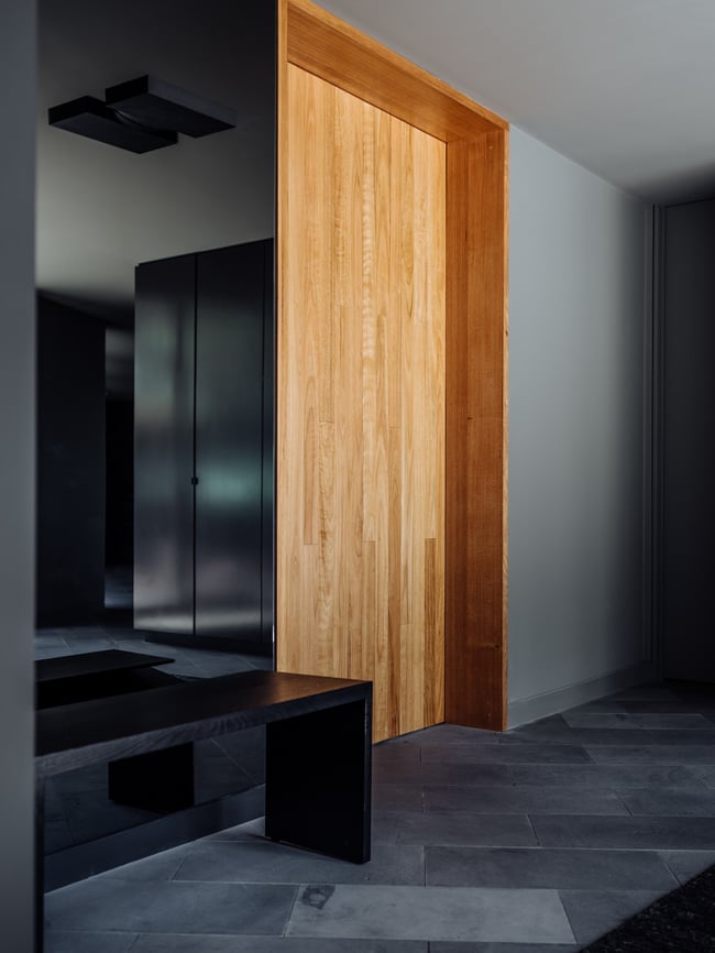 CLIPPED WING BENCHES IN TORCHED TASMANIAN OAK