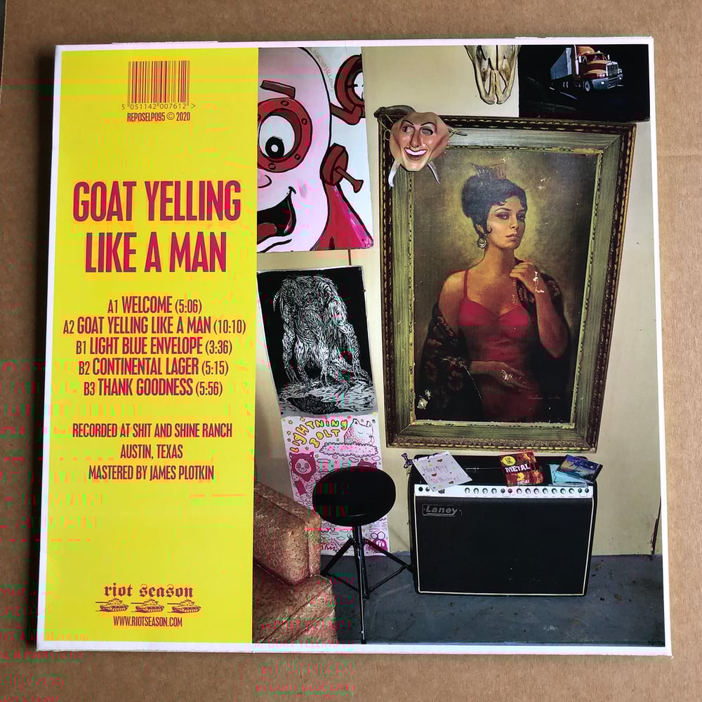 SHIT AND SHINE 'Goat Yelling Like A Man' White Vinyl LP