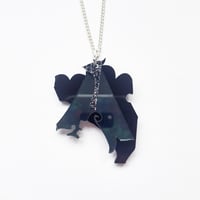 Image 2 of Small Black Zero Waste Necklace 