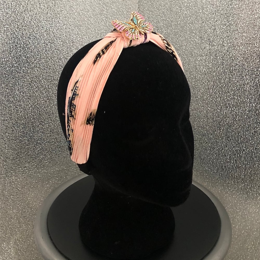 Image of Pink Butterfly Headband