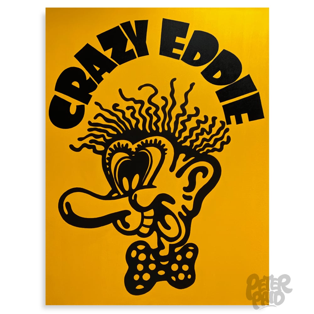 Crazy Eddie Canvas Artwork Peter Paid