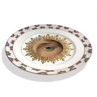 Image 2 of Lover's Eye - Green - Burst - Vintage Bohemian Fine Bone China - #0541