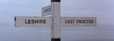 'East Proctor' Road Sign 