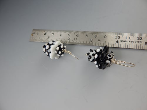 Image of Artisan Glass • Black & White Stacks