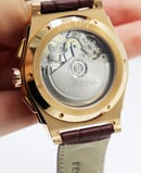 Image of Rare Men's Festina Heavy 18k Rose Gold Shockwave Chronograph Watch, 7750 Movement