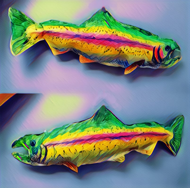 Image of Salmon Brothers (twin stickers)