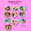 Final Fantasy Couples VII VIII XI X xii xiii Valentine's day Shipping Acrylic Keychain Charm