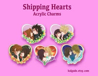 Image 3 of Final Fantasy Couples VII VIII XI X xii xiii Valentine's day Shipping Acrylic Keychain Charm