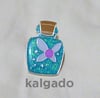 Fairy in a Bottle Glitter Enamel Lapel Pin
