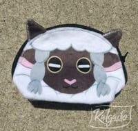 Image 1 of Horned Sheep pouch cosmetic bag pencil case