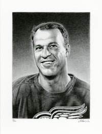 GORDIE HOWE giclée print