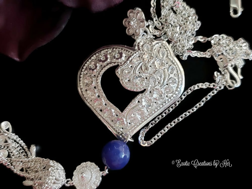 Sapphire Heart necklace