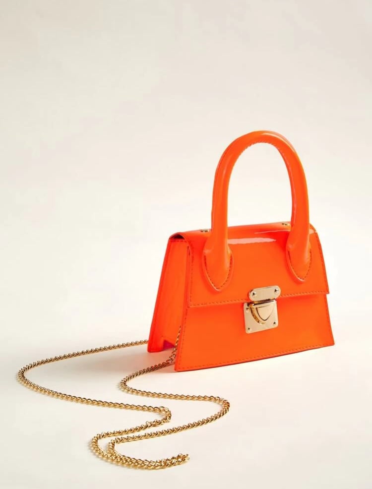 Orange Baddie Bag Katourboutique