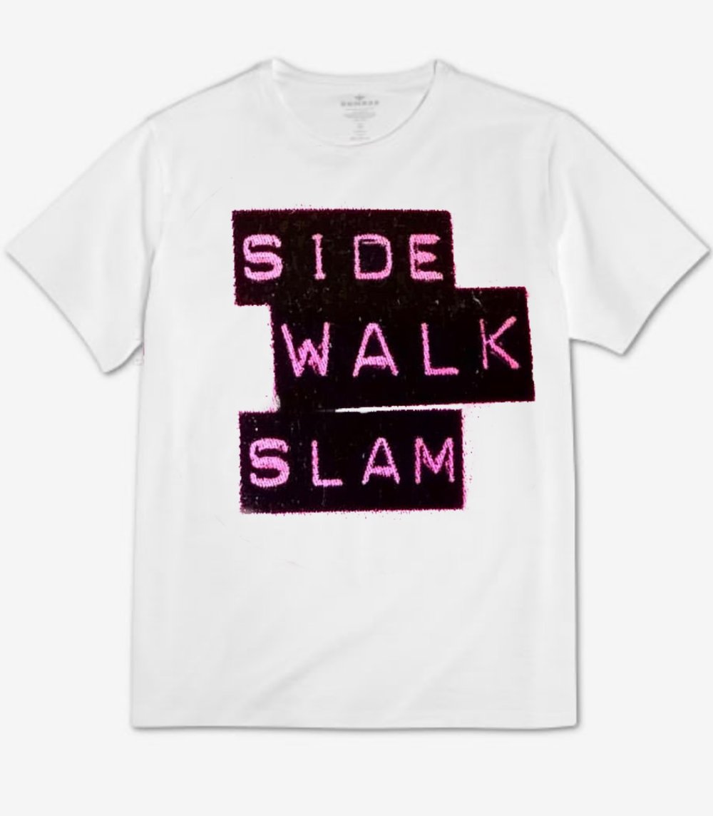 Side Walk Slam - SWS Spray Paint Label on White