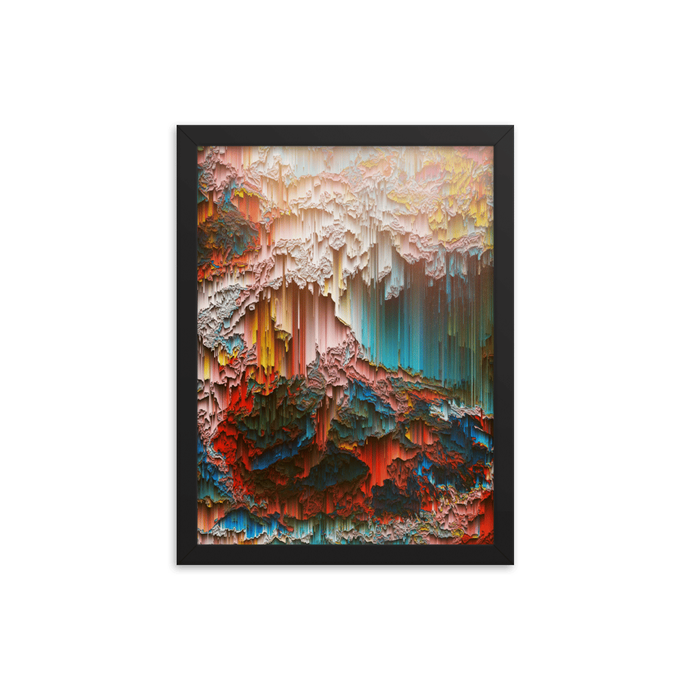 Rainbow Gravity Framed Print