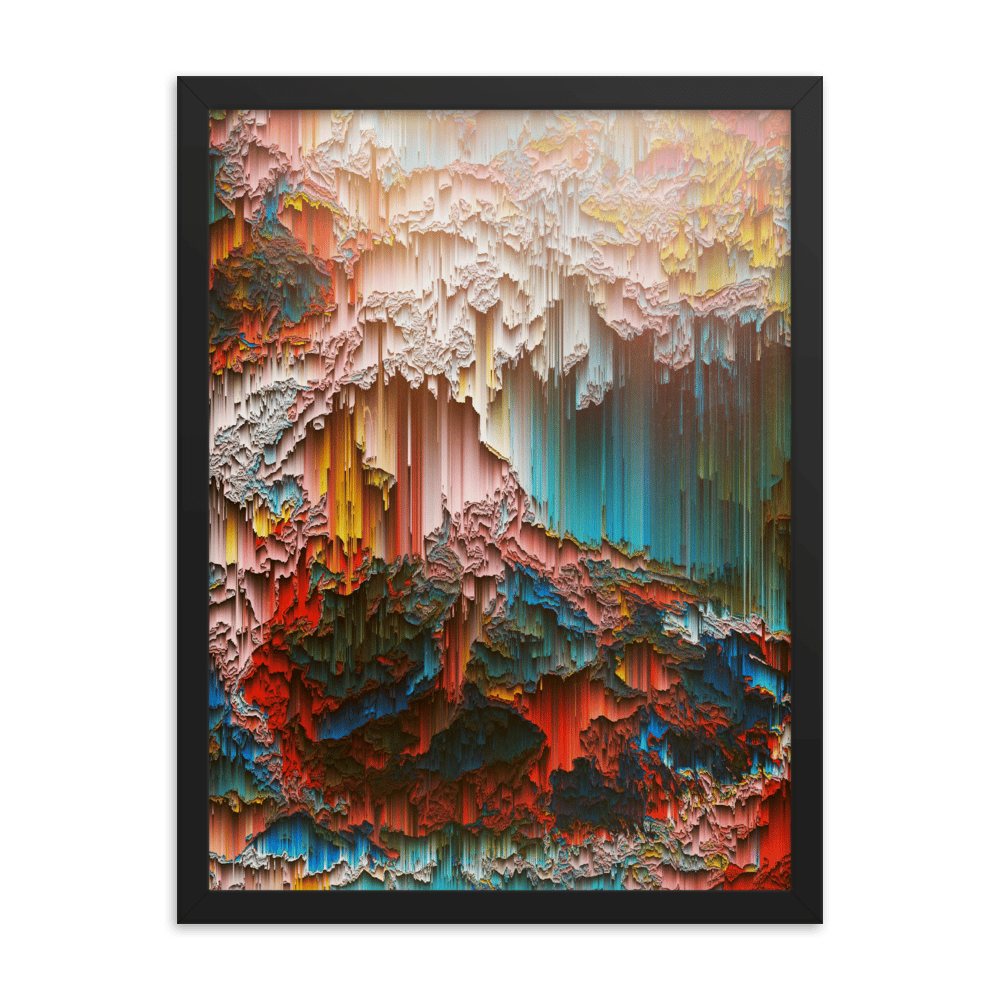 Rainbow Gravity Framed Print