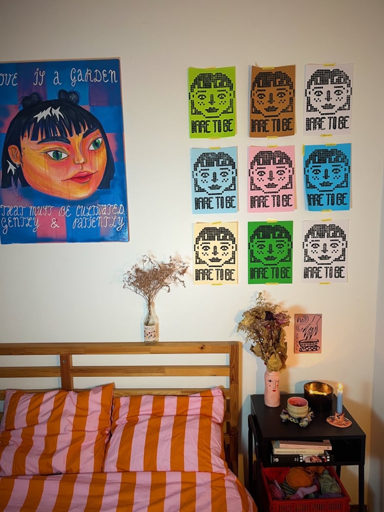 Image of DARE TO BE print