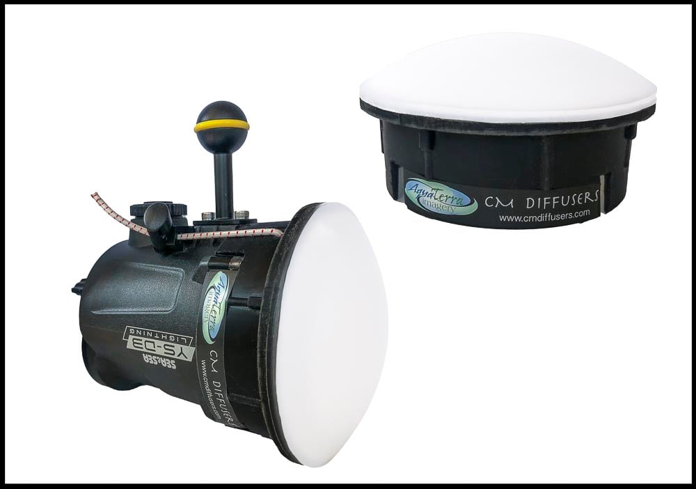 Image of Series II CM dome diffuser for Sea & Sea YS-D3. 