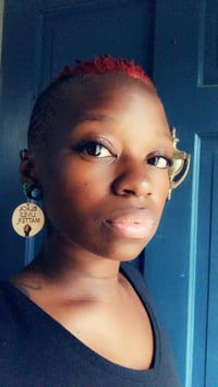 Image 2 of BLM Earrings (WOOD)
