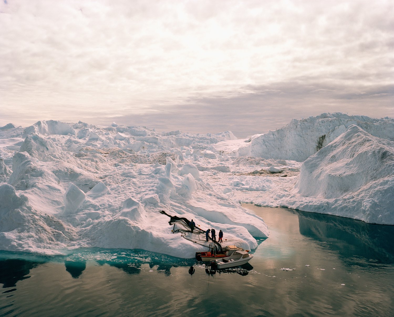 Image of Fishermen. Ilulissat, Greenland. 2004