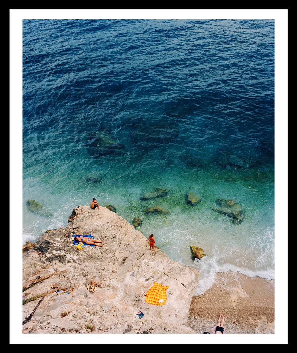 Image of Sunbathers. Dalmatian Coast, Croatia. 2003
