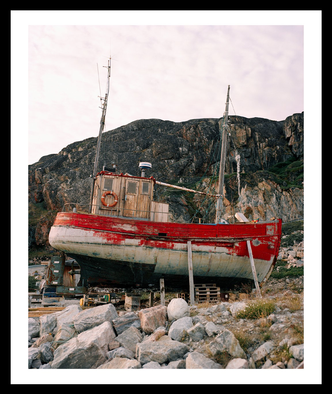 Image of Fishing Boat. Ilulissat, Greenland. 2004