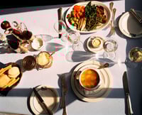 Image 2 of Italian Lunch. Garda, Italy. 2003
