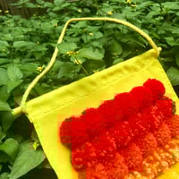 Image 2 of Fluffy Rainbow Wall Hanging