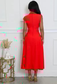 Image 3 of Orange Midi Dress