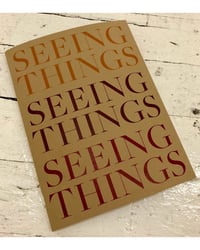 Image 1 of ‘Seeing Things’ exhibition publication by Max Berry